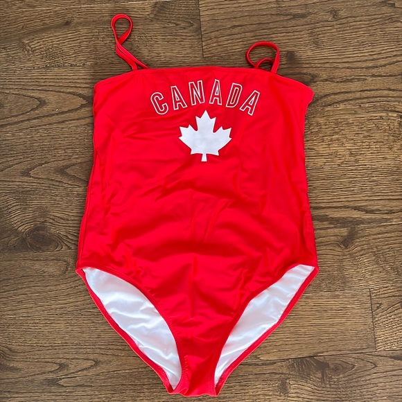Canada Day One Piece Bathing Suit - Picture 6 of 8